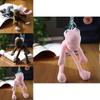 Plush Long Legged Frog Toy Keychain With Pp Cotton Filling For Kids And Collectors