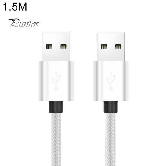 

0,25/0,5/1,5/3/2 м USB2.0 между мужчинами USB-кабель Высокоскоростной шнур передачи данных 1.5 m серебряный