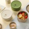 Large-Capacity Portable Bento Box Foodgrade Silicone Sealable Bowl Silicone Lunch Box  For Students