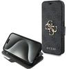 Guess GUBKP15L4GMGGR iPhone 15 Pro 6.1" gris/gris livre 4G Logo Métal