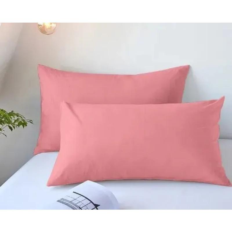 2pcs Brushed Pillowcase, Soft Breathable Pillowcase, Premium Quality Pillow Covers For Bedroom Sofa Home Decor, Without Pillow