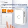 86 Type Wireless Smart Doorbell: Self-Powered, Ultra-Long Range, Waterproof, No Batteries, Large Panel, Elderly Call Button