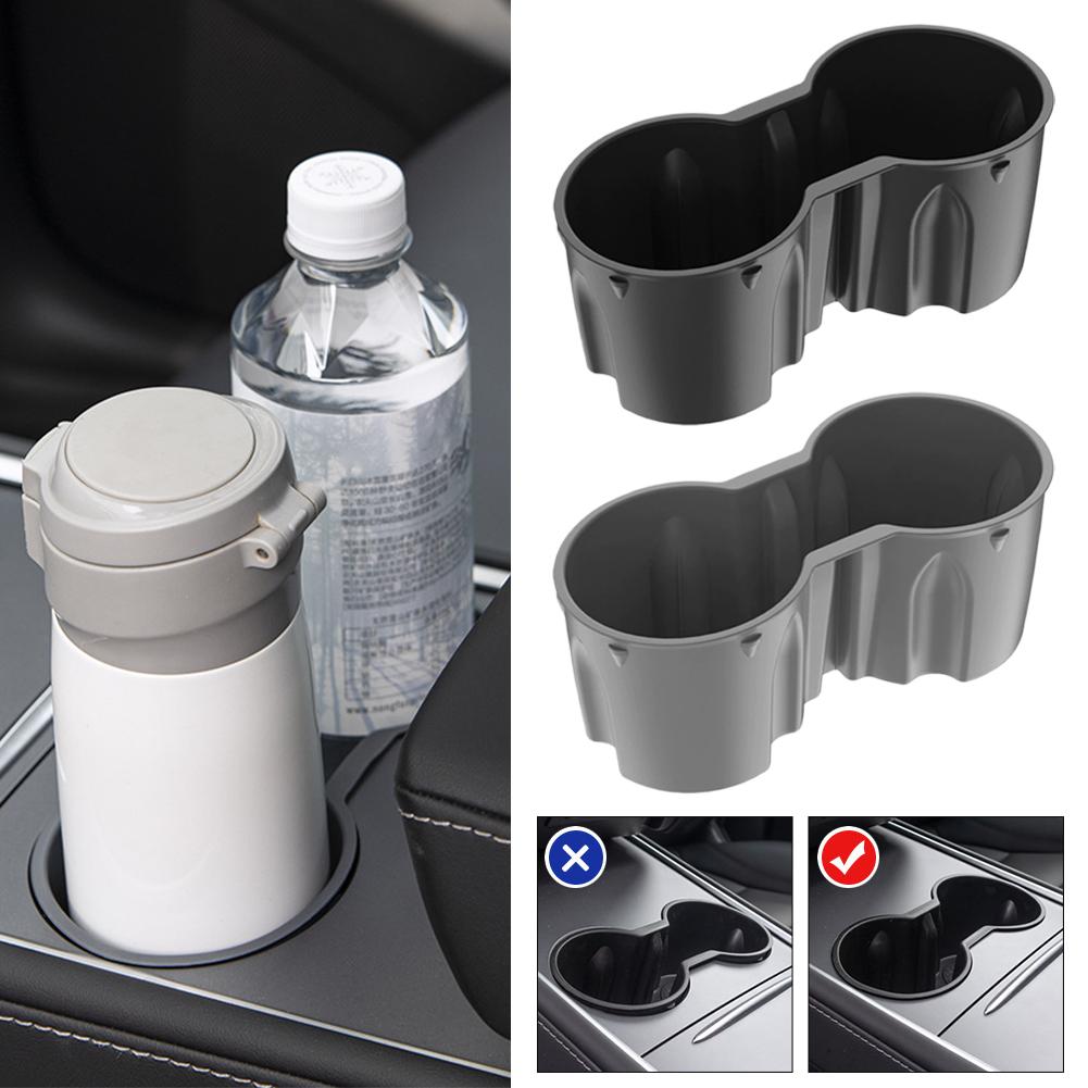 For Tesla Model Y Juniper 2025 Central Control Water Drink Holder Cup Limiter Anti-Spill Interior Car Fixed Accessories M9S6