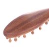 Multi-Functional Wood Therapy Massage Comb Scalp Head Massager Natural Sandalwood Circular Tooth Guasha Scraping Body Massager