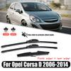 26'+16'+12' for Opel Corsa D 2006-2014 2007 2008 2009 2010 Front Wiper and Rear Wiper Blades Windshield Car Window Brush