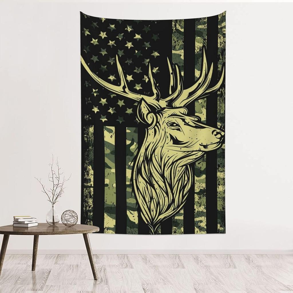 American Flag Black White Tapestry Wall Decoration, Art Tapestries Wall Hanging, Banner Wall Tapestry For Dorm Bedroom Living