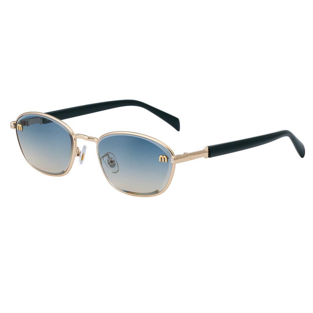 JYL TS Women's New Oval - Diamond-Embellished Street Style Sunglasses WF-5G207