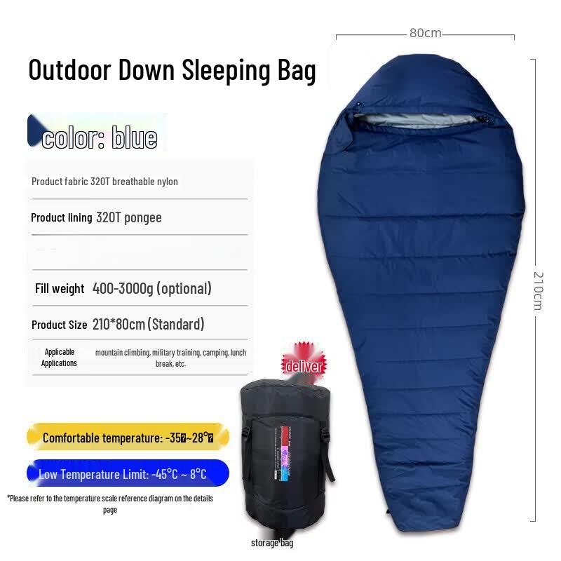 Outdoor Duck Down Sleeping Bag