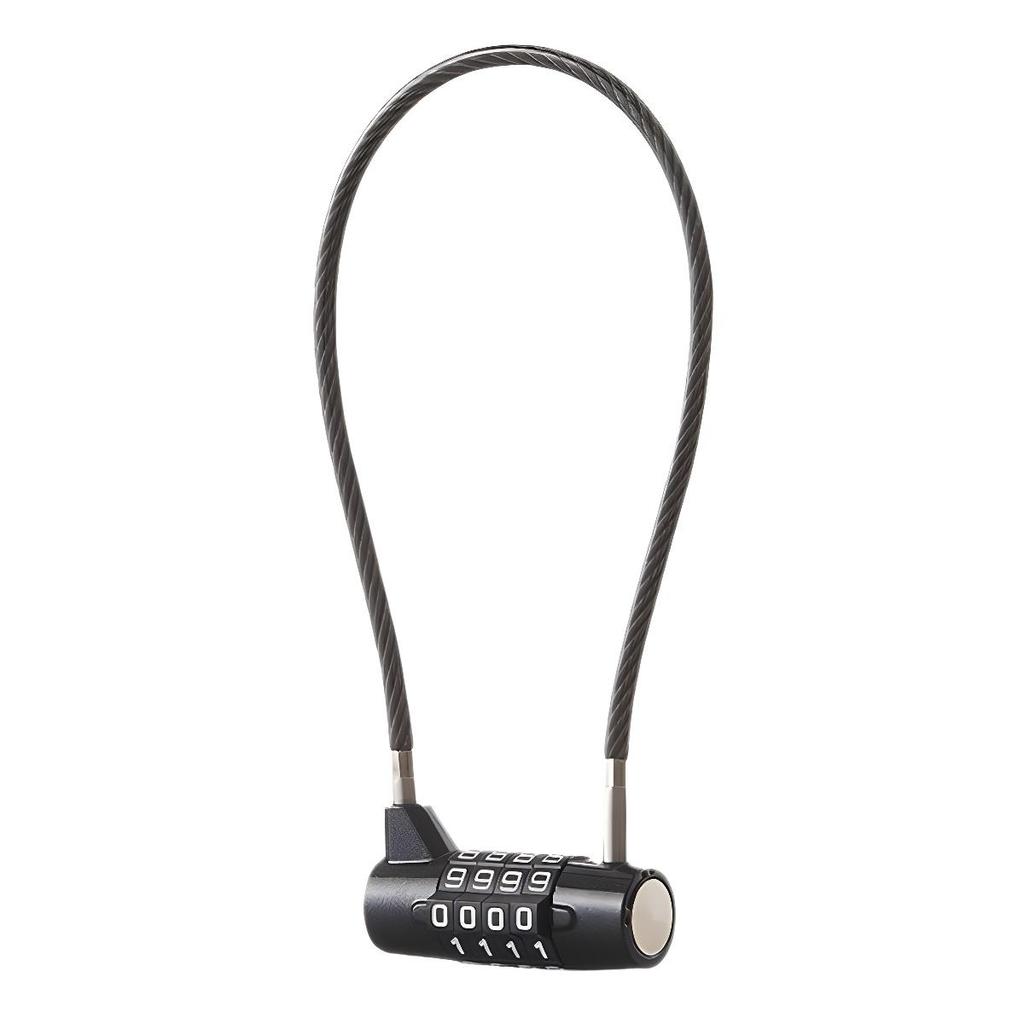 Mild Steel Wire Combo Lock for Cabinets, Patios, Lawn Mowers, Windows, Drawers, Cars, and Basket
