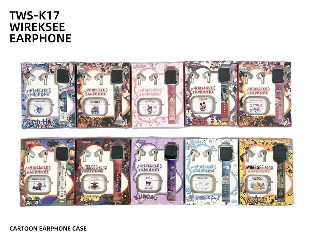 2025 Sanrio Noise-Cancelling Cartoon Wireless Earbuds - Cute Bluetooth Headphones