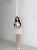 Pure Lust Sweet Polka Dot Suspender Dress Women's Summer French First Love Puff Dress Slim Small Short Skirt
