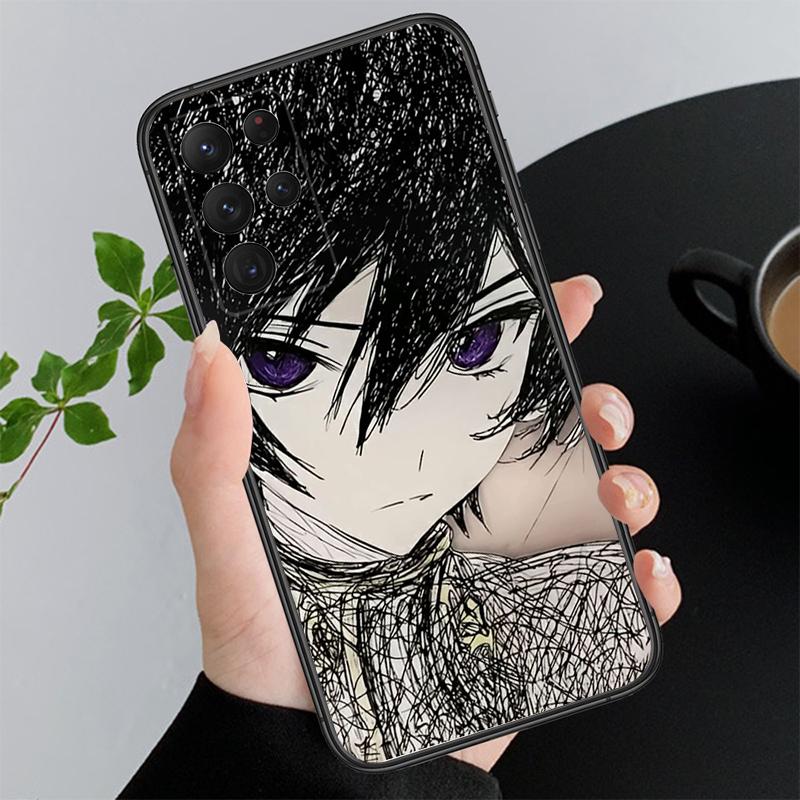 Phone Case For Samsung A17 A55 A16 A56 A35 A15 A53 A54 A33 A34 A25 A05S A52 A52S A07 A26 A06 Code Geass cc lelouch