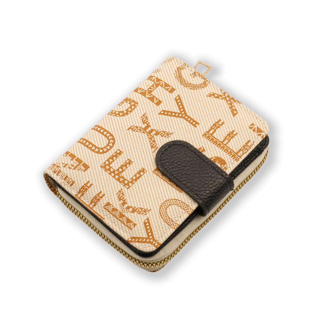 

2026 Women s Short Zipper Clutch Wallet: Retro Design, Large Capacity with Multiple Card Slots, Perfect for Driver s License and Documents. вершковий/білий