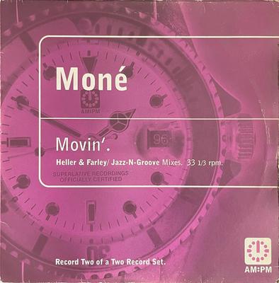 12inch Record MONÉ - Movin' (Heller & Farley / Jazz-N-Gr 5814411 AM:PM 1996 UK & Europ Dance & Electronica Used
