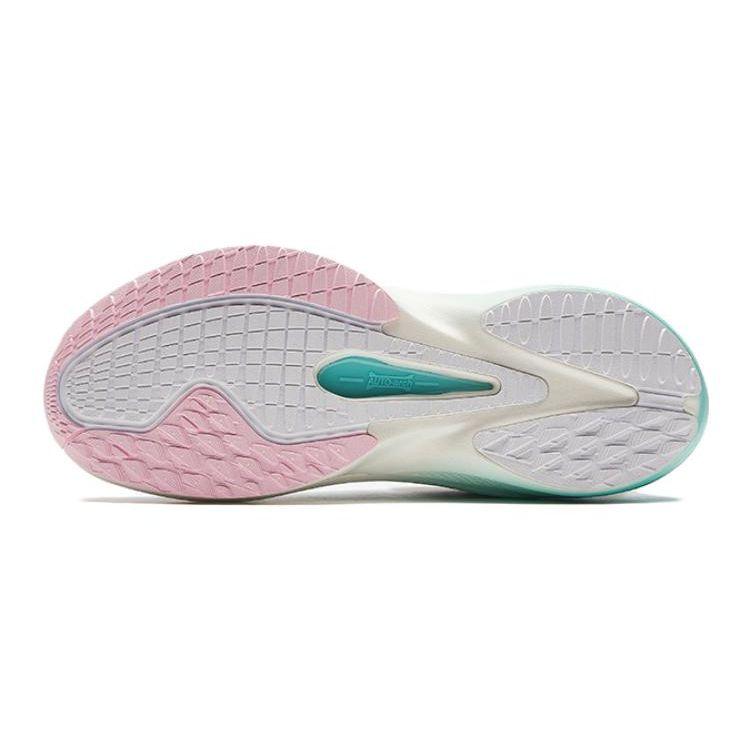 Anta Kids Hailang GT Versatile Comfortable Non-Slip Lightweight Low-Top Running Shoes Kids Running Shoes White Pink Blue 322415506-1