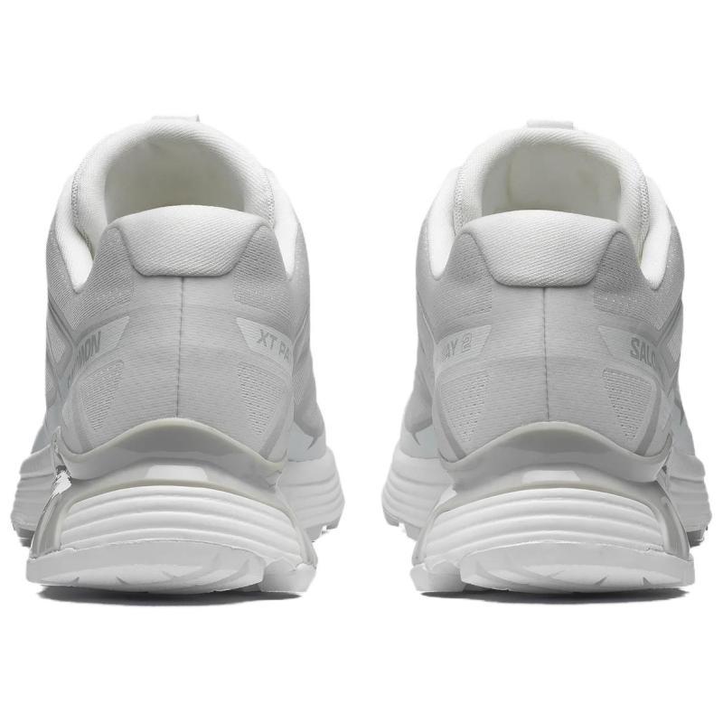 SALOMON XT Pathway Breathable And Lightweight Low Top Running Shoes Unisex White Gray Sneakers 476909