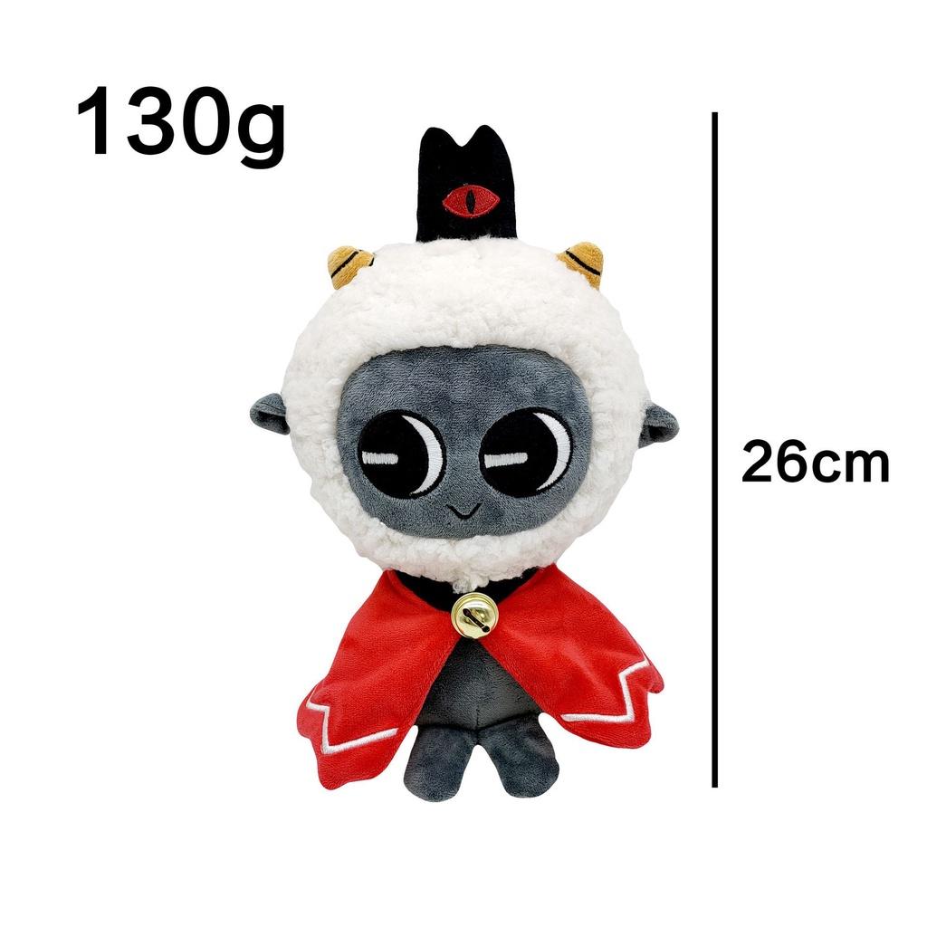 

Мягкая и приятная на ощупь плюшевая игрушка Cult of the Lamb для фанатов игр красный