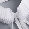 Renaissance Collar Elizabethan Mesh Ruffled Neck Collar Shawl Wrap Detachable False Collar Necklace for Women and Girls