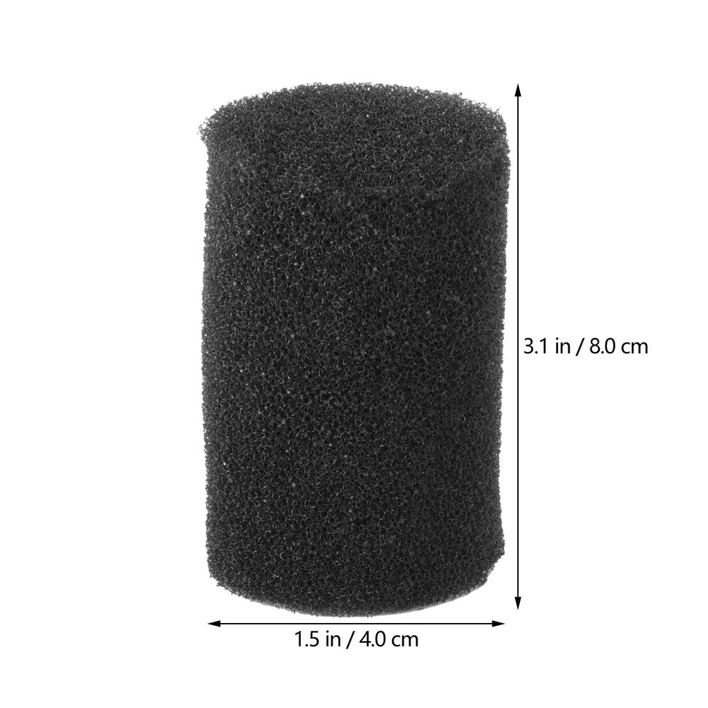 10Pcs Filter Inlet Sponge Protector for Fish Tanks 15Mm Fits Most Filters Prevents Blockage Supports Healthy Aquarium