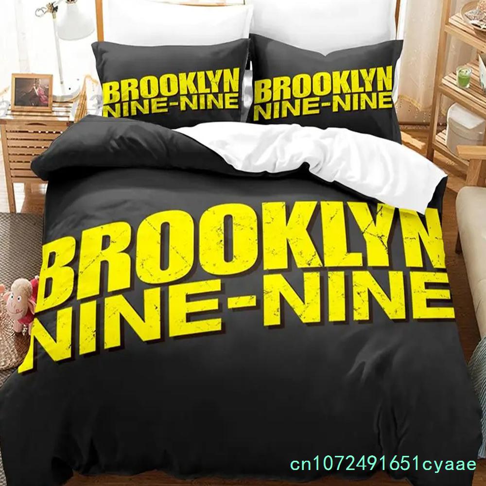 Brooklyn-Nine-Nine Bettwäsche-Set Einzelbett Twin Full Queen King Size Bettwäsche-Set Aldult Jungen Schlafzimmer Bettbezug-Sets 3D-Druck Neu