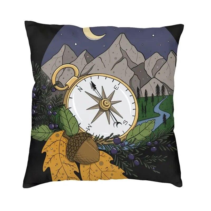 Bedroom Living Room Car Pillowcase Home Decor Digital Compass Cushion Cover Floor