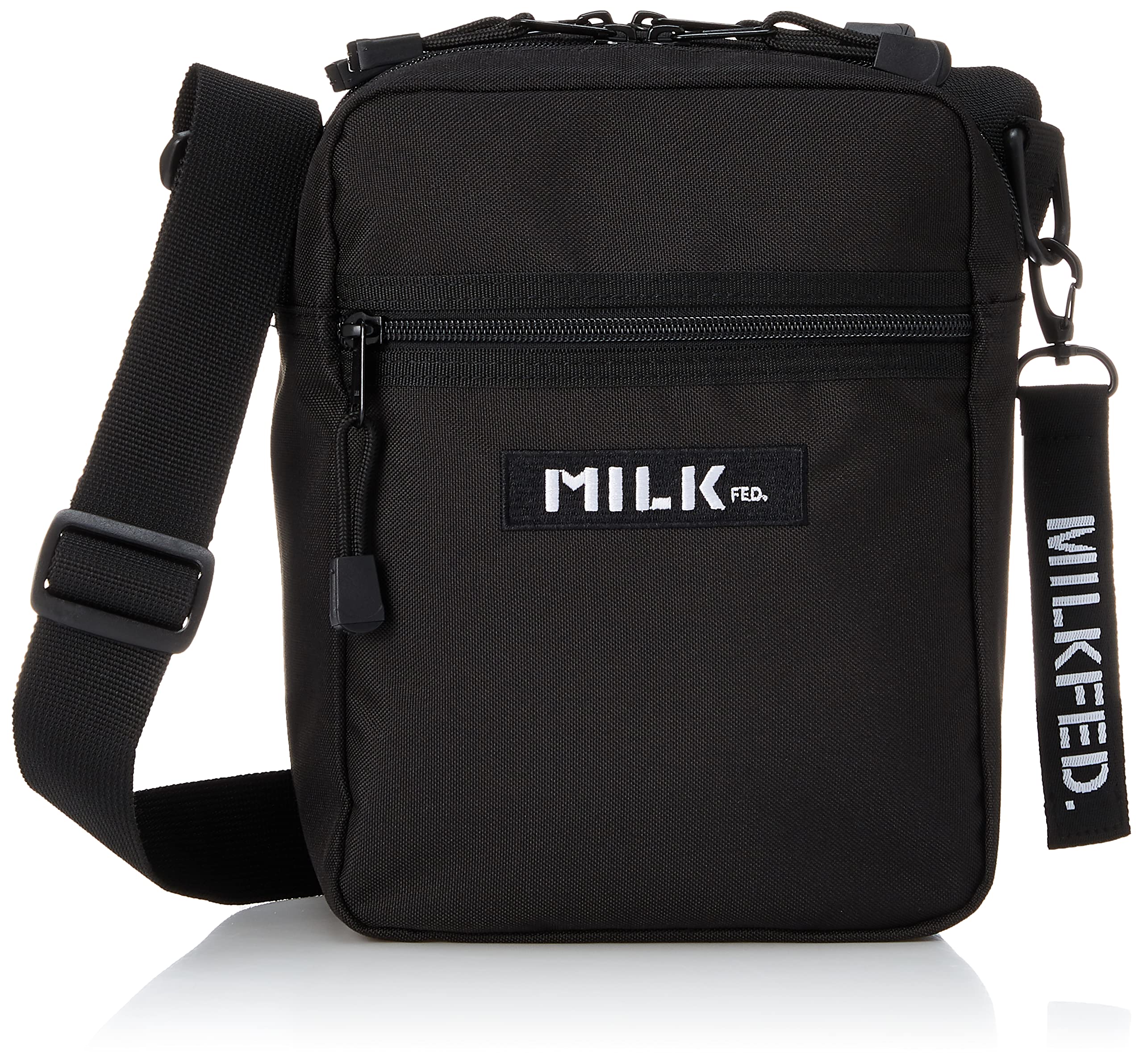 

RECTANGLE SHOULDER BAG BLACK [Milkfed] Women s чорний