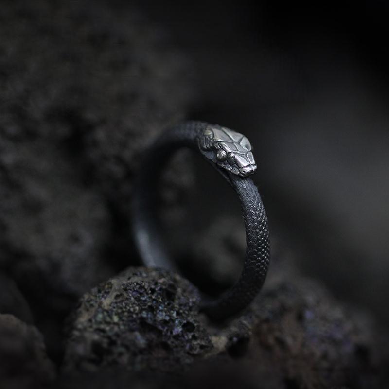 Snake Ring Simple Vintage Women Couple Party Retro Finger Jewelry Accessories Valentine's Gift