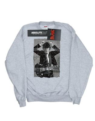 Camisola Masculina Angus Young Foto Desgastada