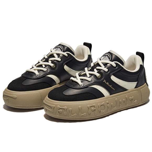 Board Shoes Men 2026 Thick Soled Height Increasing Sports Shoes Color Blocked High-end German Training Shoes