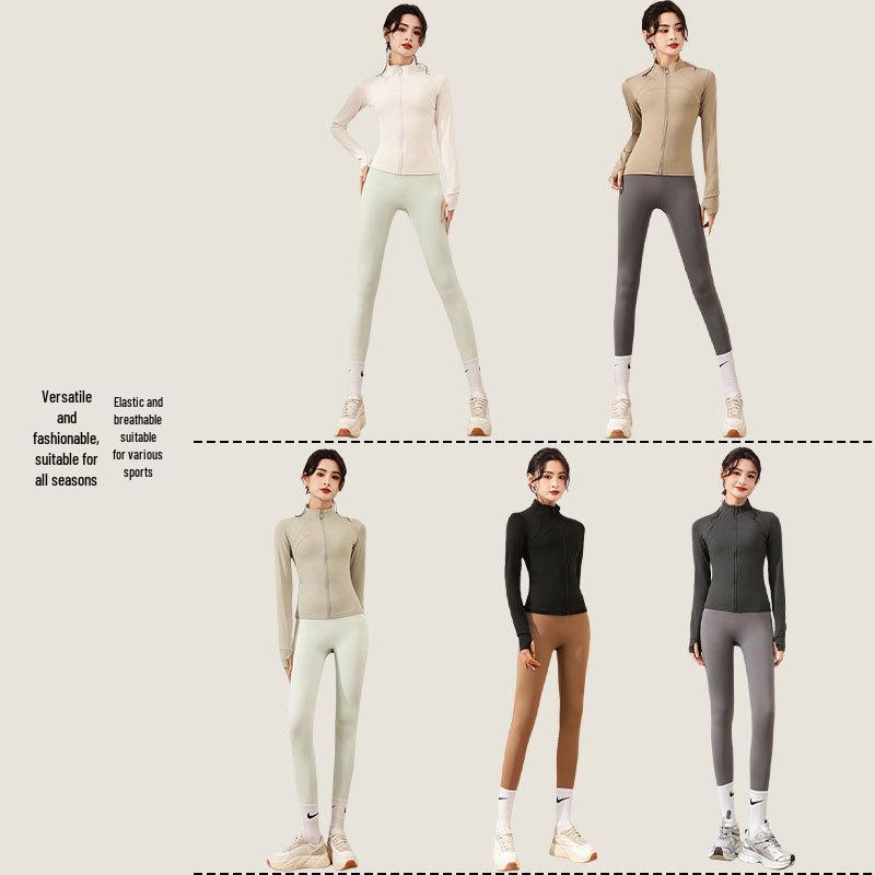 Women's High-Performance Yoga and Tennis Long-Sleeve Training Suit