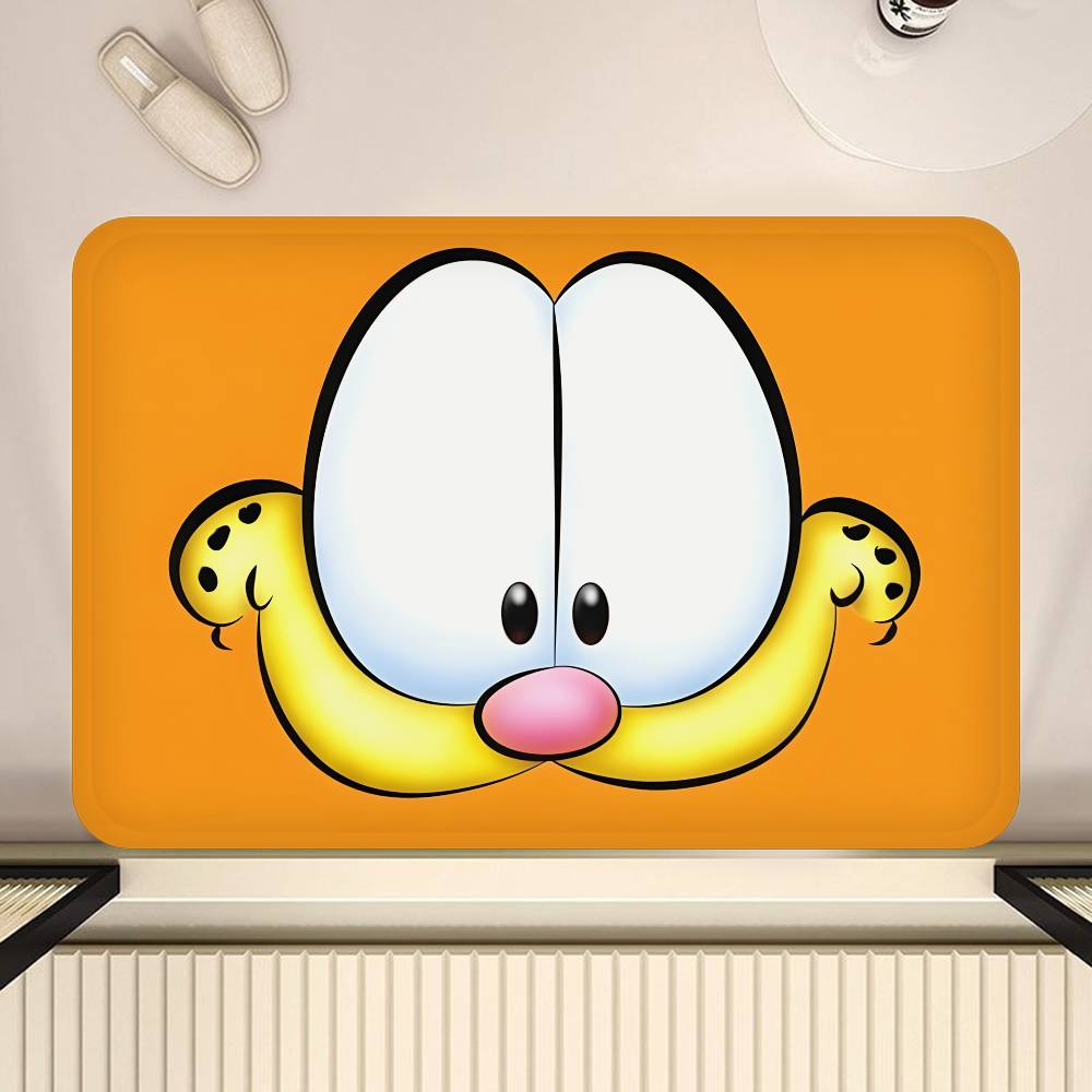 Tappetino da cucina G-Garfield Gatto Carino Anime Decorazione Stanza Bambini Camera da Letto Balcone Antiscivolo Zerbino Soggiorno Alfombra