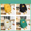 Duckling Cute Backpack Cartoon Boys And Girls Zipper Bag Nylon Versatile Printed