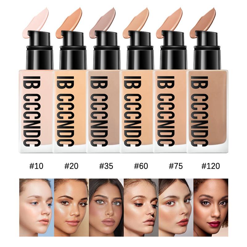 Immaculate Liquid Foundation Natural Concealer Clear Pervious Foundation Instant Dry To Fit The Base Makeup