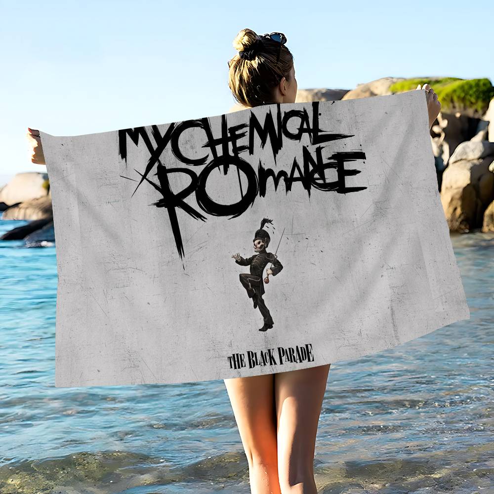 

Полотенце My C-Chemical R-Romance из микрофибры с принтом, для пляжа, скалолазания, йоги, плавания, бега, впитывающее, мягкое W30*H60(CM)