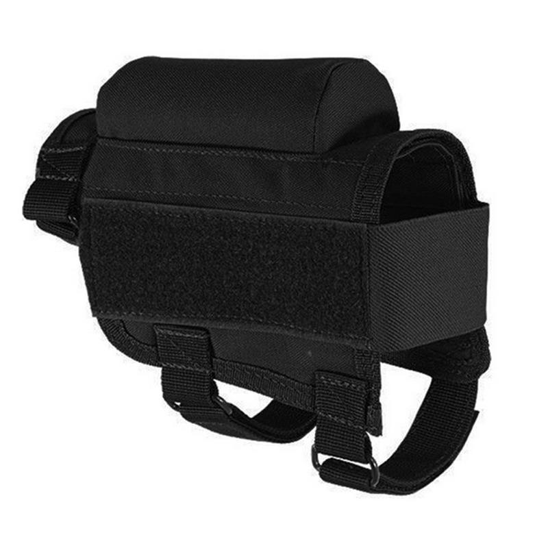 Outdoor Hunting Shotgun Bullets Holder Tactical Shooting 98K Rifle Gun Ammo Pouch Bag Tactical Cheek Rest Bullets Buttstock Pack