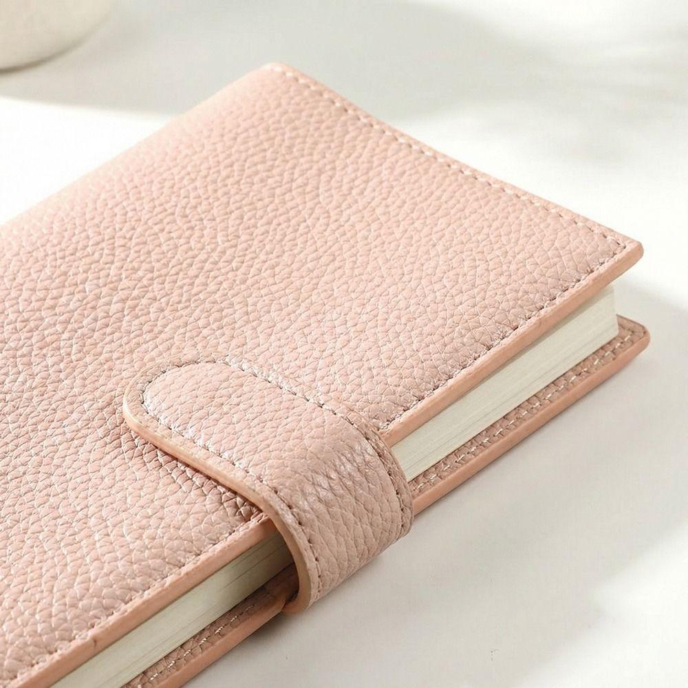 Litchi Leather Portable Notebook Thickened Business Meeting Record Book Work Notepad  Office