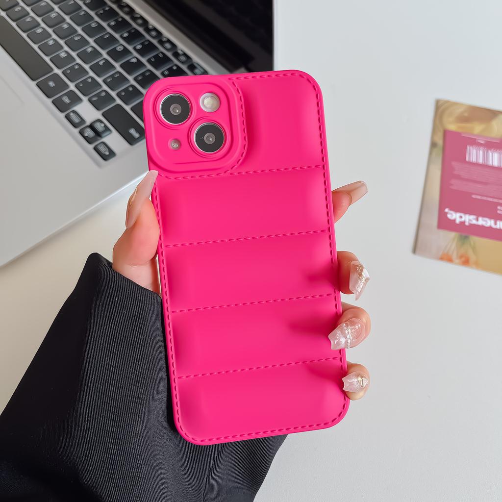 Applicable To Iphone15 Mobile Phone Case TPU Liquid 14 Pro Down Jacket Apple 13 All-inclusive Anti-drop 12 Protective Case