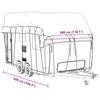 RV Roof Cover Gray 500 x 300 cm Non Woven Fabric