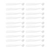 20Pcs Fishing Lures Soft Baits with T-Tail Vibrant Color Mini Size Portable Flexible Fake Lures Artificial Baits
