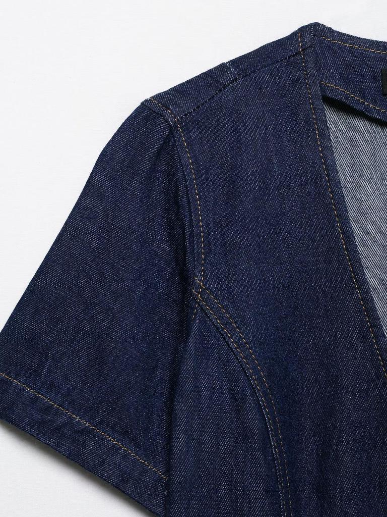 Spring 2025 Women's European & American Style Denim Mini Dress