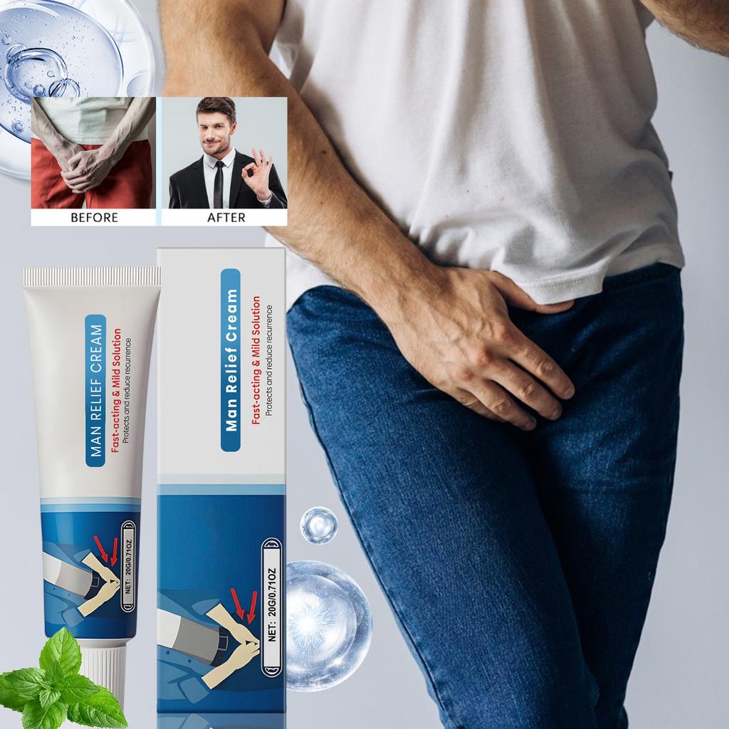 Men's Soothing Care Cream Alleviates Discomfort, Provides Gentle Care For The Private Parts, And Nourishes Men's Care Cream,20g