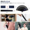 Warudo Folding Premium Japanese Gift with Bamboo Folding Short Fireworks Festival Gift Men's Fan, Durable, Silk, Style, Popular, Boxed, Stylish, Bag,