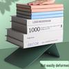 2-Piece Large Metal Bookends, Retractable Desktop Book Supports for Students