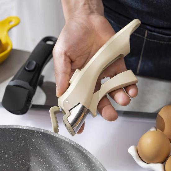 Universal Removable Pot Handle Sturdy Ergonomic Replacement Handle for Cookware Strong with Frying Pans Travel Convenient Casserole Handles