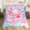 Ocean Sealife Duvet Cover Full Sizecartoon Salamander Comforter Cover Boys Girls Teens Bedspread Cover 3Pcs With 2 Pillowcases
