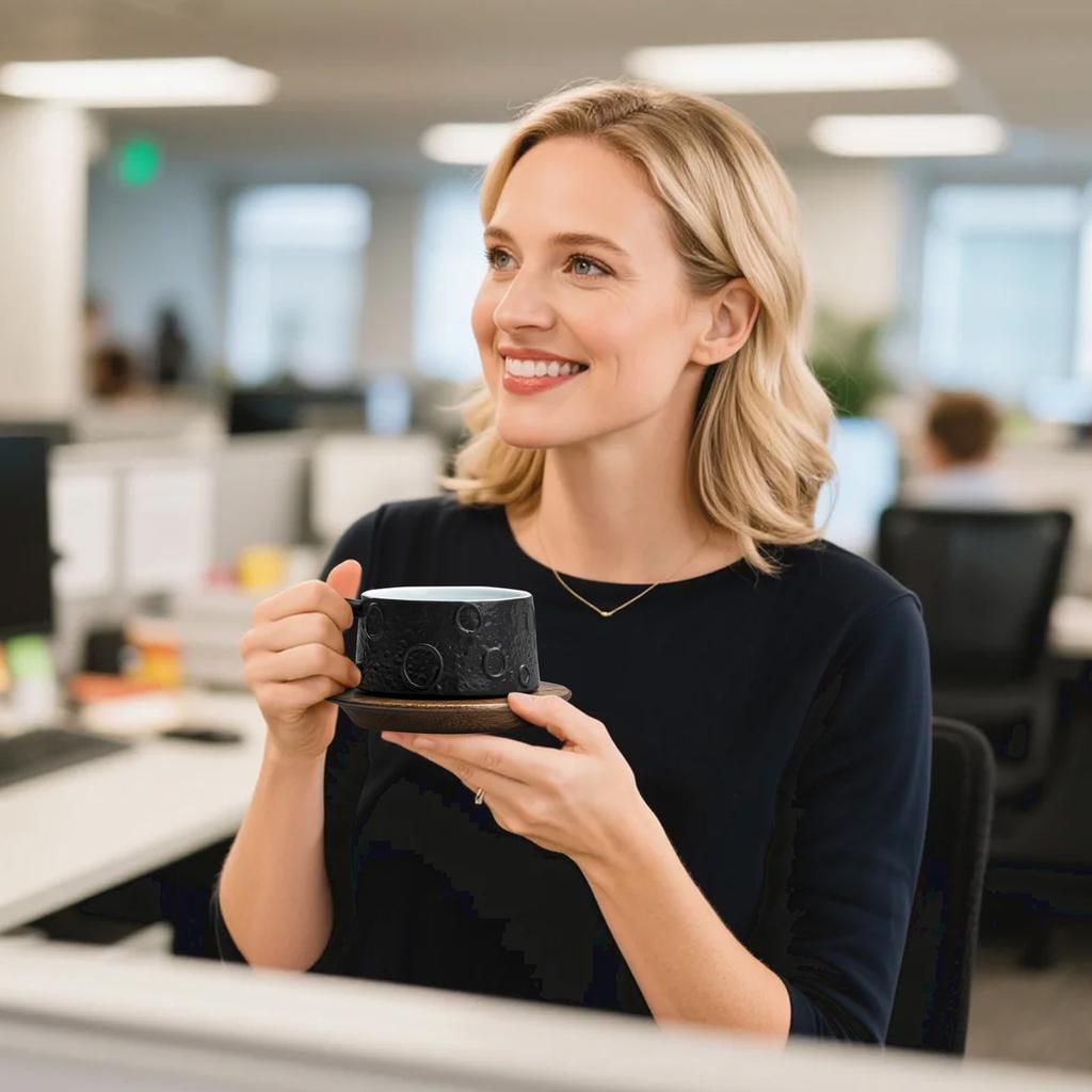 A Classic And Stylish Coffee Cup Is An Item In Your Daily Life