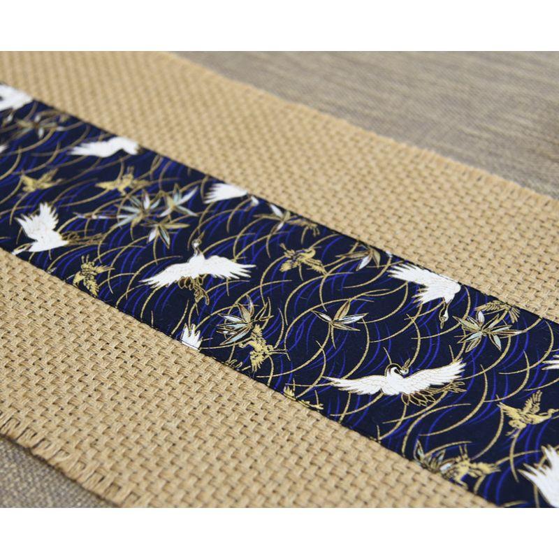 

Мешковина Чайная подставка Скатерть Китайский Дзен Чайный столик Подставка Лен Дорожка на стол Коврик для чайной церемонии Японское чайное искусство Чайный столик