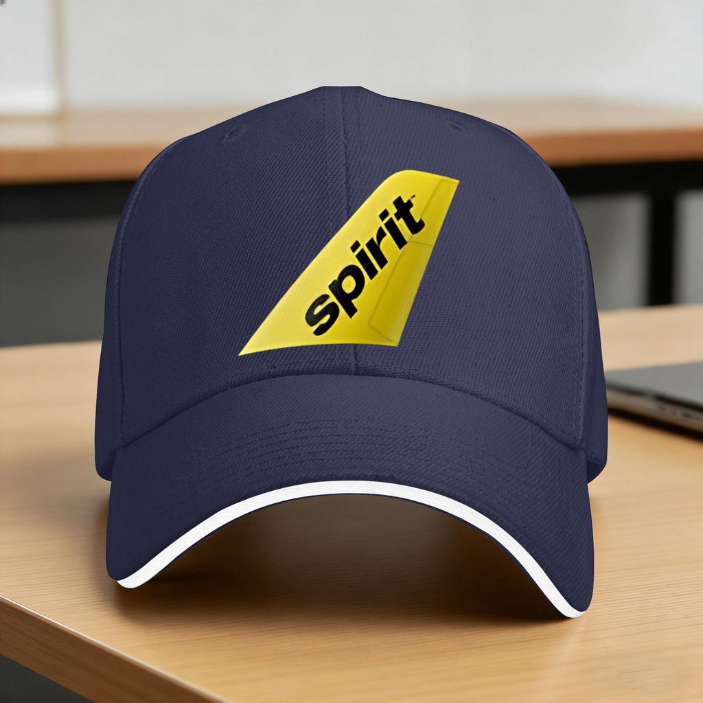 Spirit Airlines Sun Baseball Cap  Summer Y2K Funny Hip Hop Hats For Men Adult Tennis Skate Baseball Caps