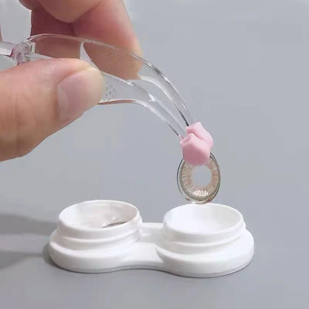 Plastic Soft Tip Contact Lens Remove Tweezers Contact Lens Remover Lens Accessories
