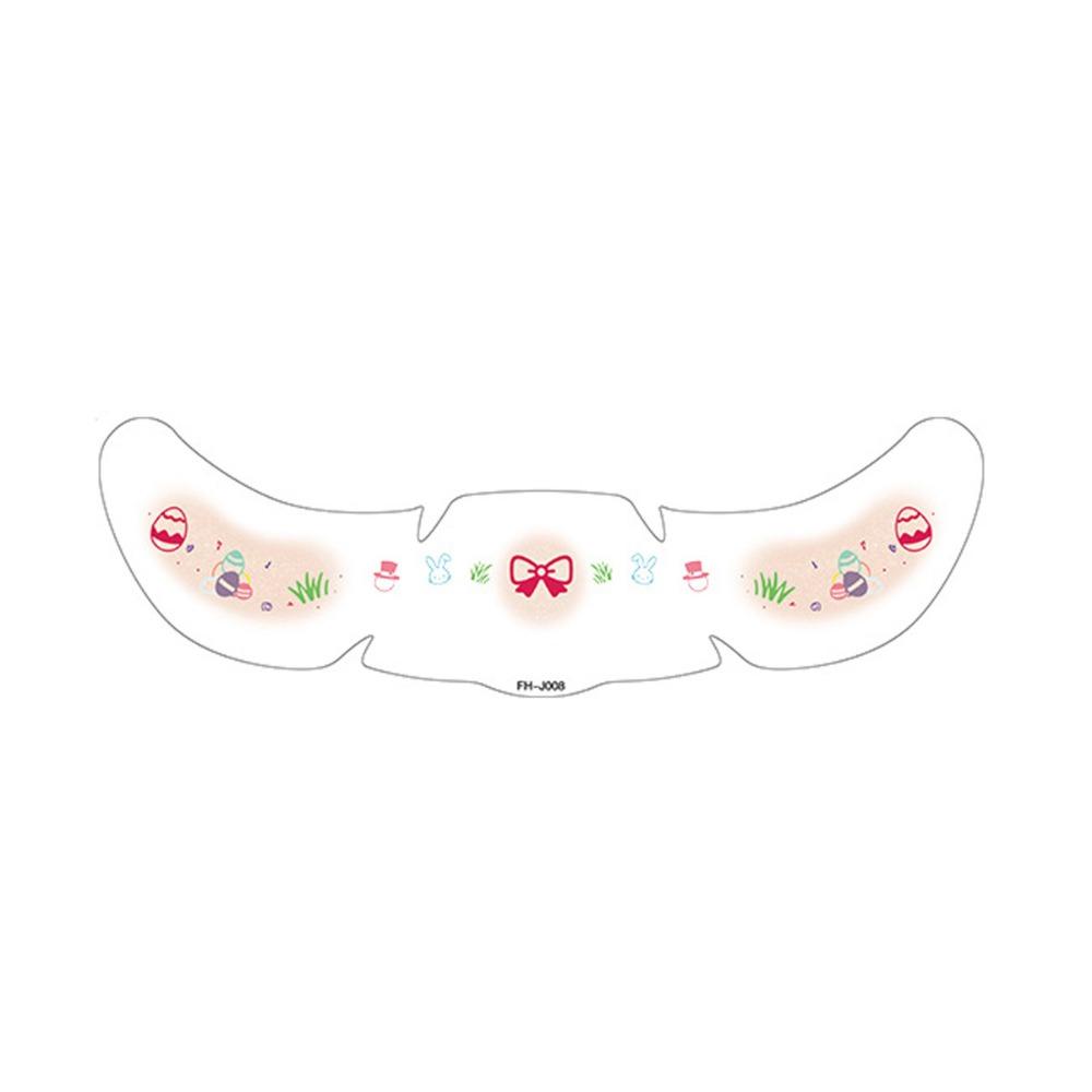 Long Lasting Easter Face Stickers Rabbit Freckle Tattoo Face Temporary Tattoo  Music Festival